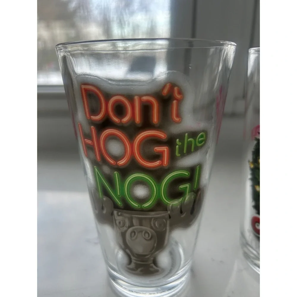 National Lampoon Christmas Vacation‎ Pint Glass Set 3pc Clark Griswold ICUP 16oz